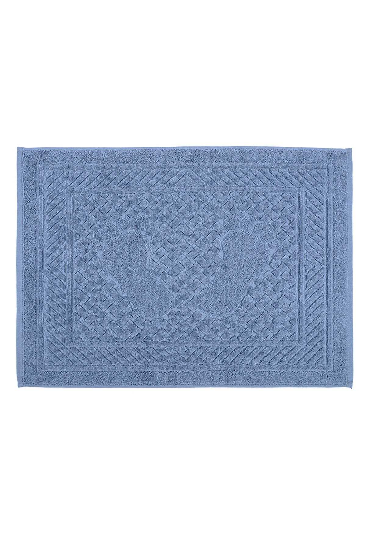 Mira Home Ayak İzli Banyo Havlusu 100 Pamuk Yumuşak Ayak Havlusu 50x70 Cm resmi