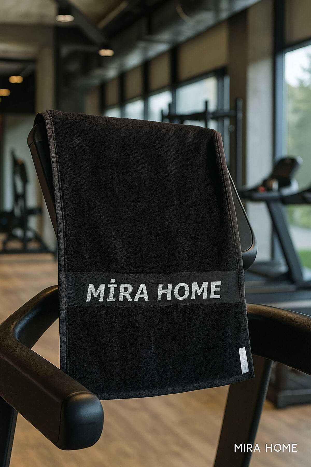 Mira Home Spor Havlusu Fitness Yumuşak Sporcu Havlu 100 Pamuklu 30x100 Cm resmi