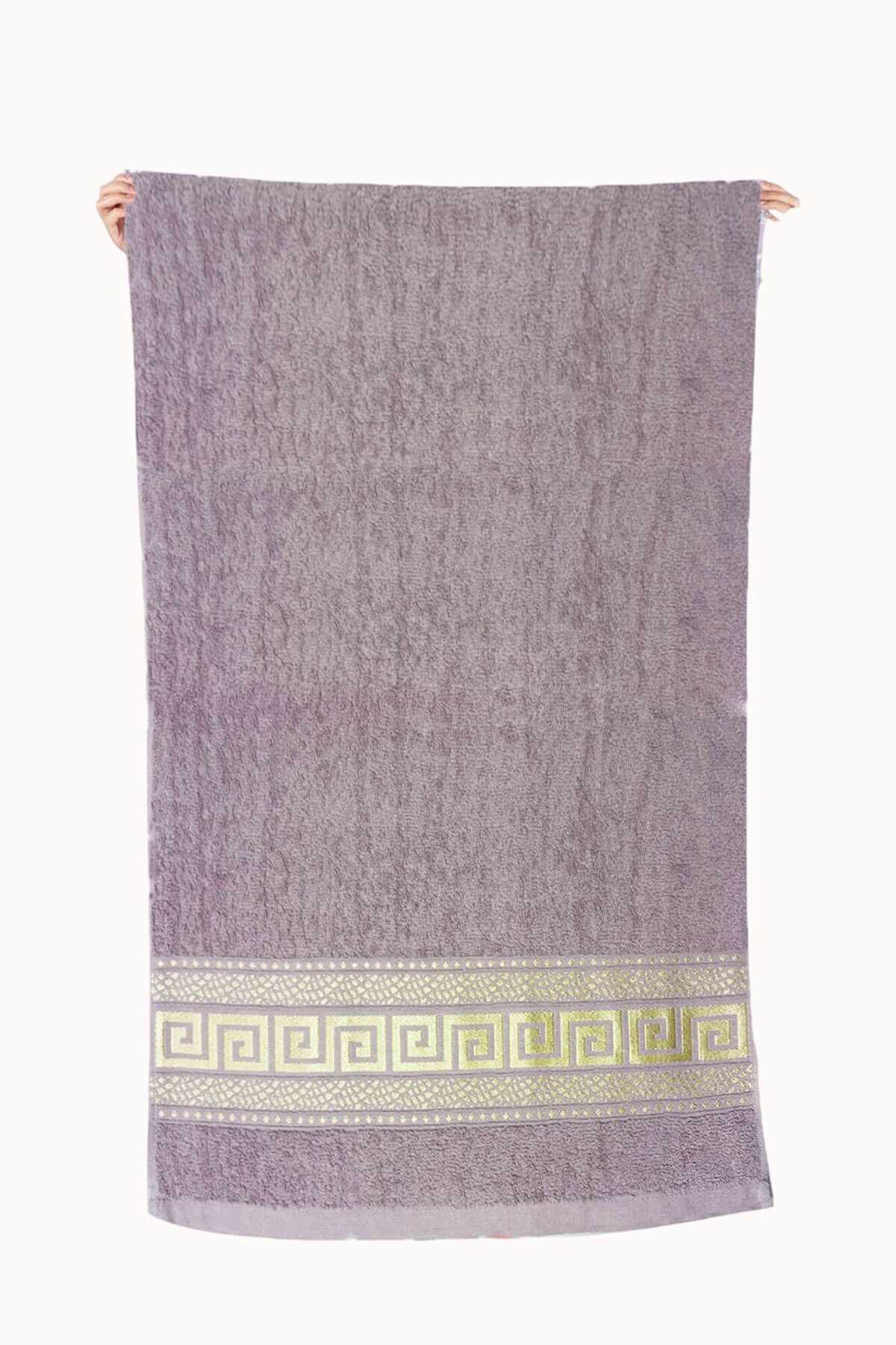Nayra %100 Pamuklu Banyo Havlusu 70x140 Cm Mor resmi