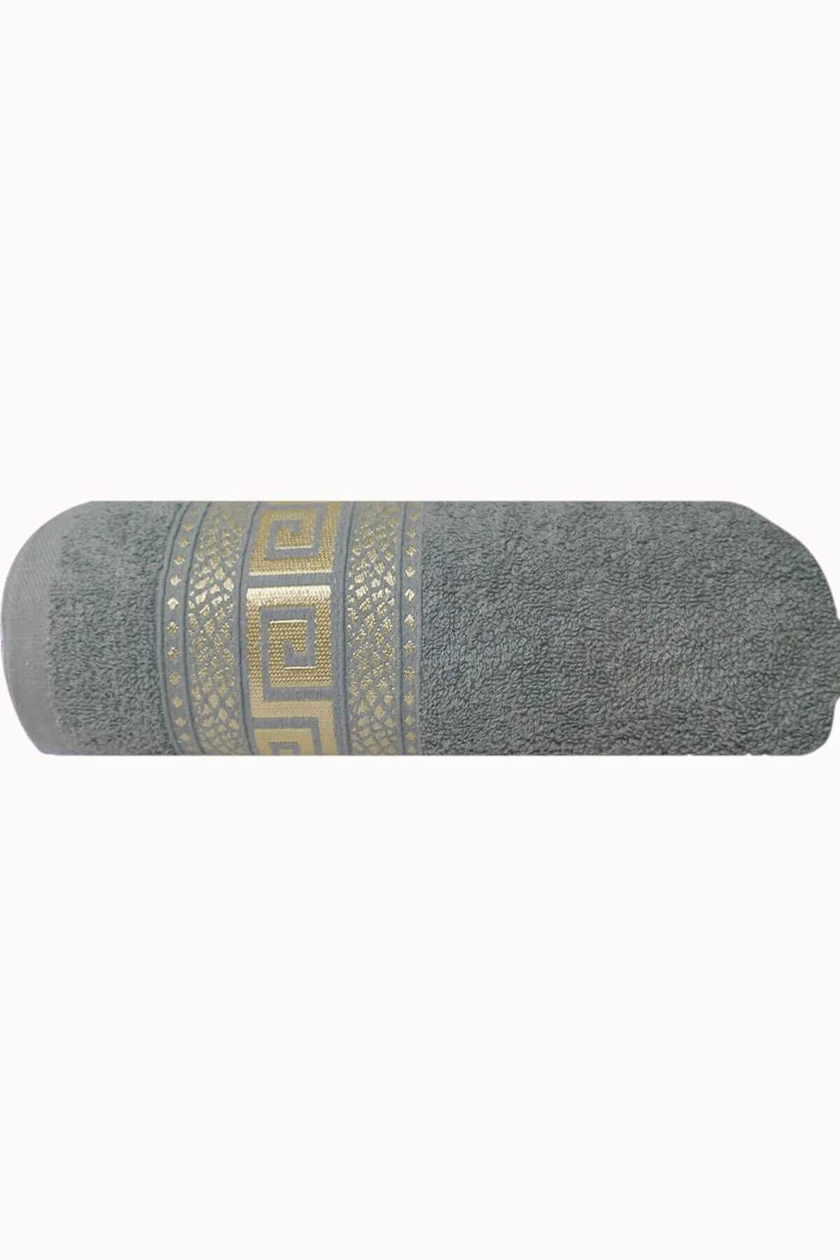 Nayra %100 Pamuklu Banyo Havlusu 70x140 Cm Gri resmi